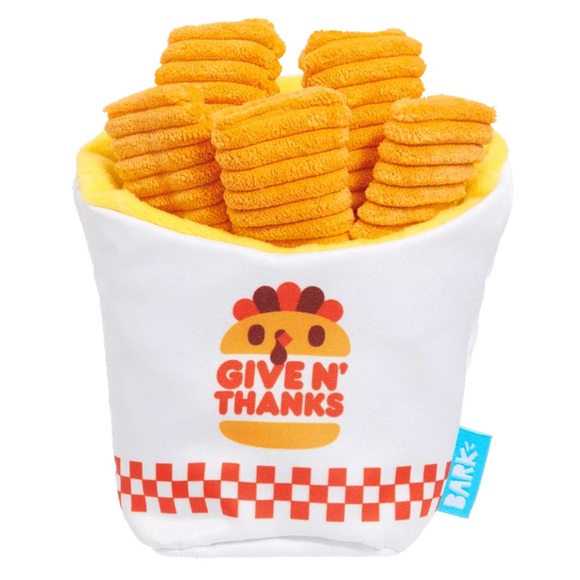 Bark Squeak Potato Fries Plush Dog Toy - Picture 1 of 6